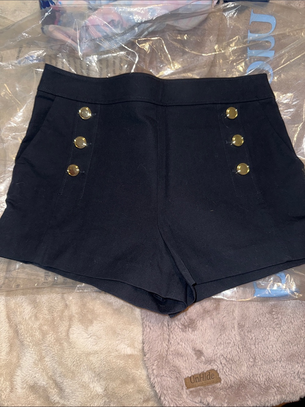 10 Crosby Derek Lam Navy Sailor Shorts